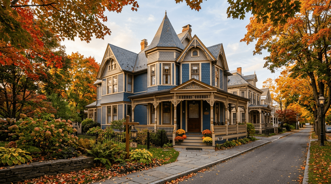 Historic Nyack home receiving handyman repair work near the Hudson River