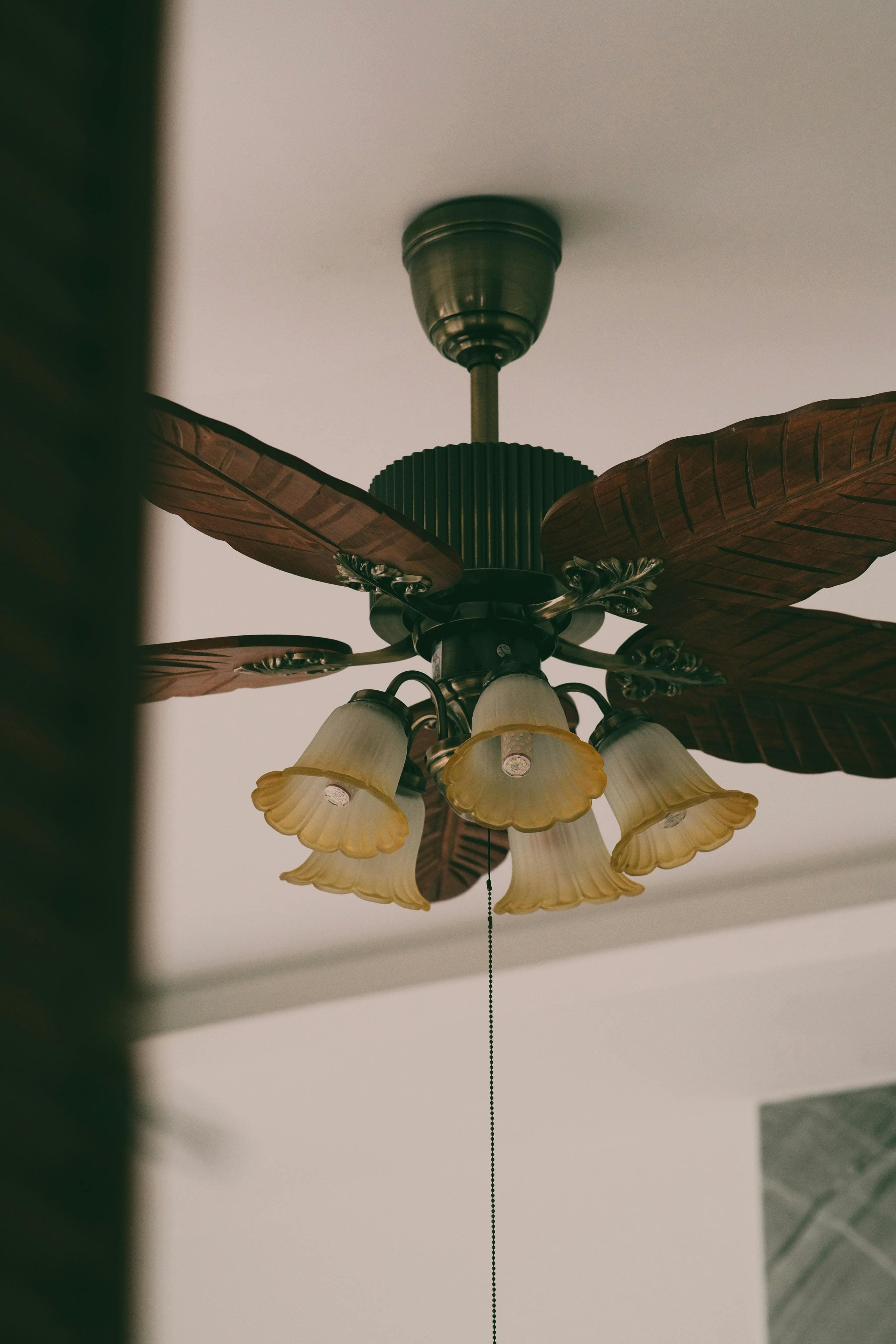 Ceiling fan installation in a Rockland County bedroom